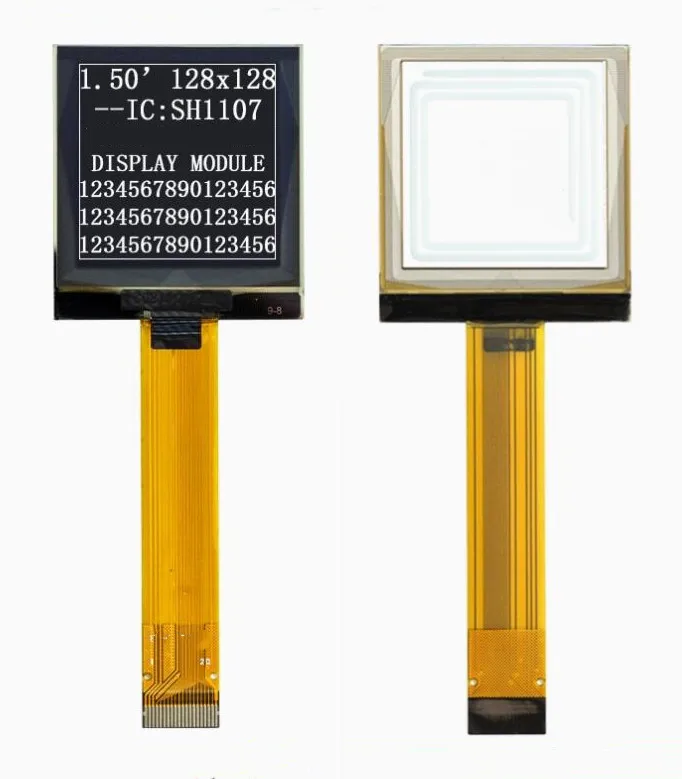 maithoga IPS 1.5 inch 20PIN White OLED Display Screen SH1107 Drive IC SPI/IIC/8Bit Parallel Interface 128*128
