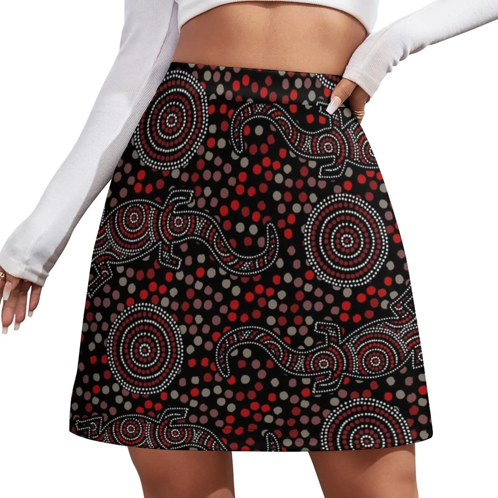 Aboriginal art Mini Skirt women's skirts trend 2023 Clothing
