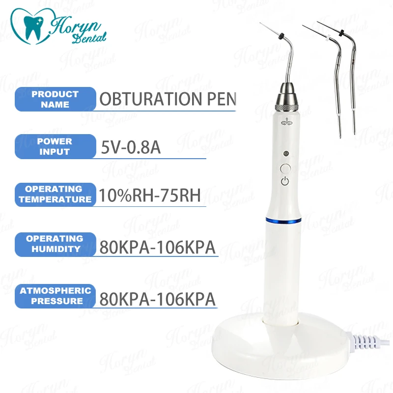 Dental Cordless Wireless Guttaperca Sistemi Di Otturazione Endodontica Endo Heated Pen + 2 Tips