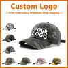 Custom Baseball Hats Camouflage Baseball Cap Embroidery Design DIY Wholesale Print Custom Sun Hat Outdoor Sports Hats Adult Hat 1