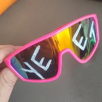 Jey Uso YEET Pink Sunglasses Green Sports Shades for Main Event Jey Uso Blue glasses Costume children 2