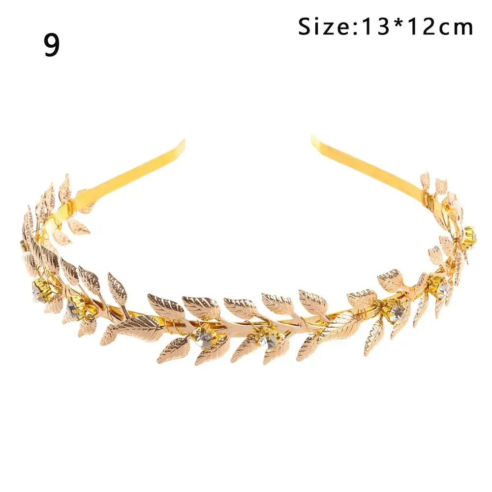 GoodLuck Dea Greca Europea Fascia Per Capelli Metallizzata