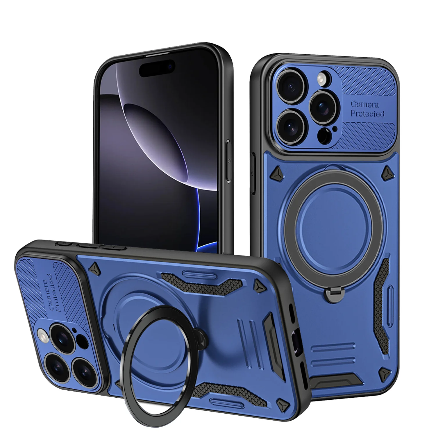 Ultimate Military Defender Heavy Duty Shockproof Armor Bracket Case