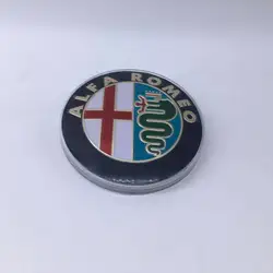 LED Emblem Light Badge - Illuminated Decorative Car Logo Sticker - Blue Light 1pcs (75mm Gold)