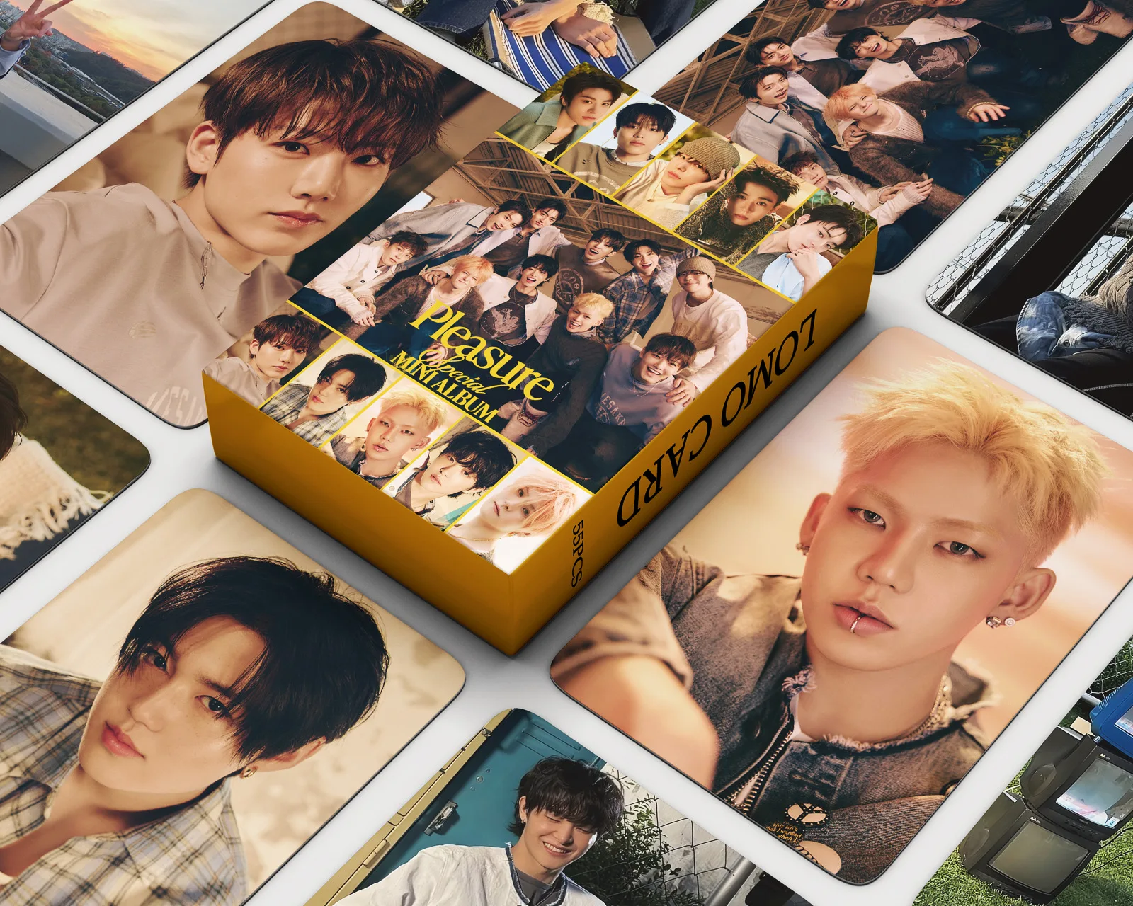 55Pcs/Box Kpop TREASURE PLEASURE DOYOUNG Photocards Lomo Cards Photo Card for Fans Collection