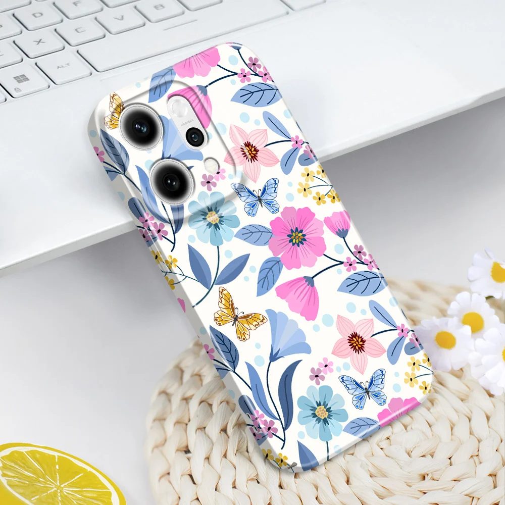 Vibrant Floral Pattern Phone Case - Durable Hard Cover