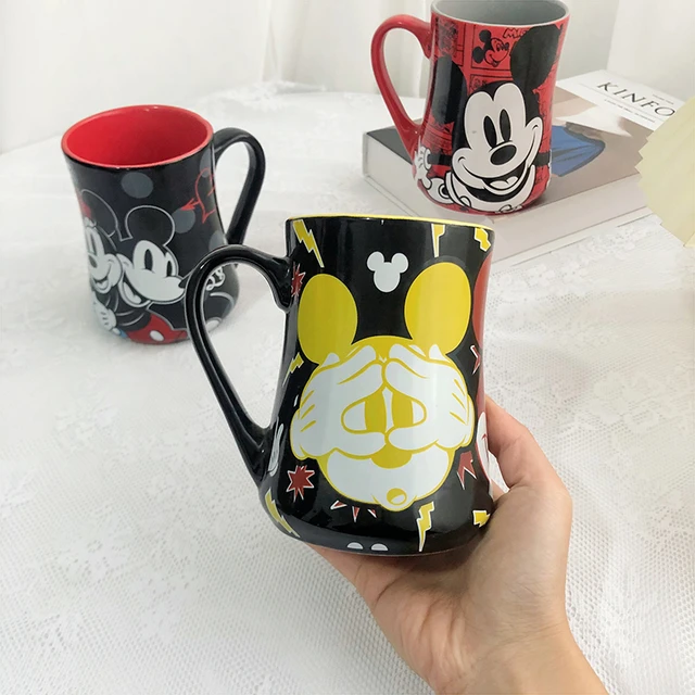 Ceramic Breakfast Cups, Disney Cup Ceramic, Mickey Minnie Cups
