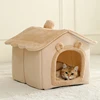 Foldable Pet House Removable Washable Cat House Puppy Cave Sofa Pet Bed House for Extra Small Dogs and Small and Medium Cats 4