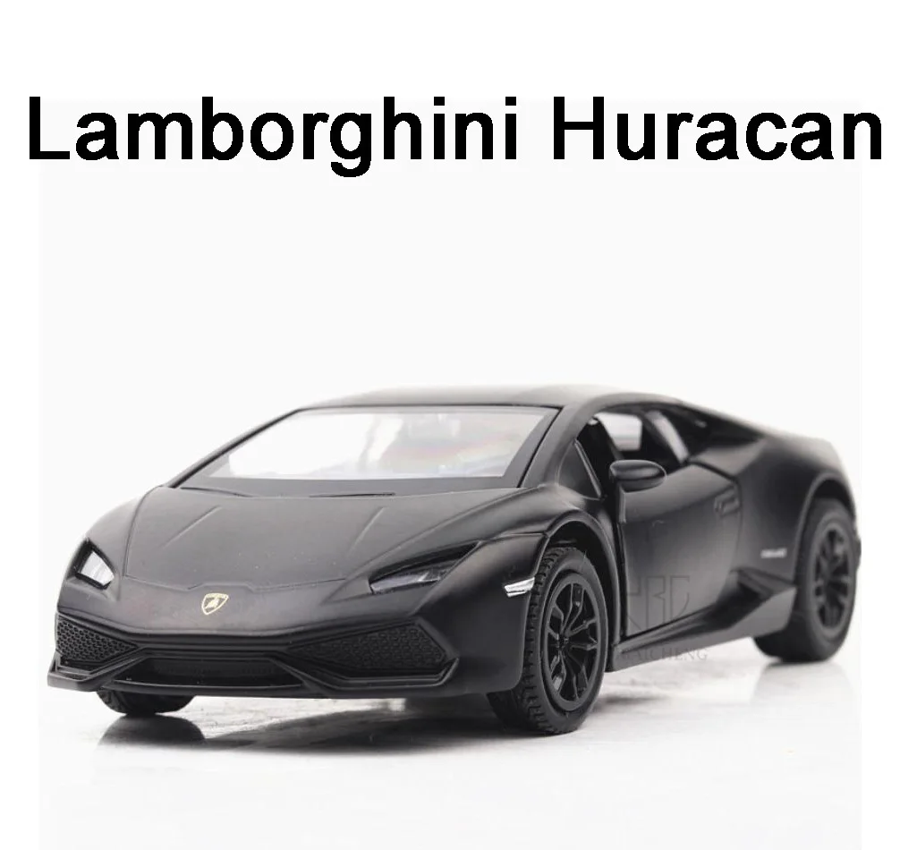 1:36 Scale Lamborgn Huracan Metal Car Model Toy Alloy Diecast Supercar Models Pull Back Vehicle Toys For Children With Box | Игрушки и