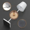 USB Aluminum Alloy Desk Lamp LED Rechargeable Table Lights for Bar Living Room Reading Book Wireless Lamp 5