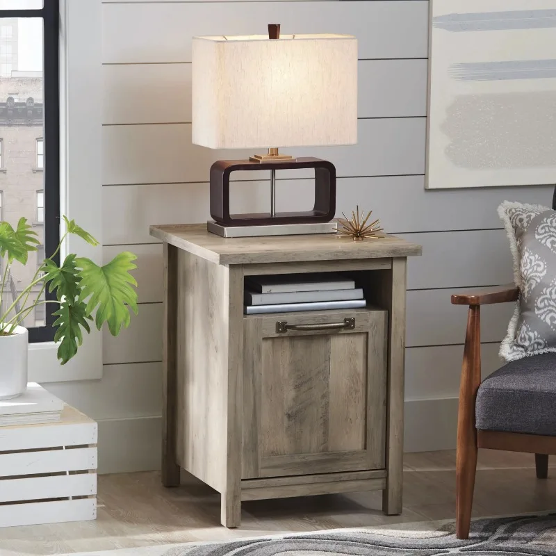 

Better Homes & Gardens Modern Farmhouse Side Table with USB, （Rustic Gray/Black）optional