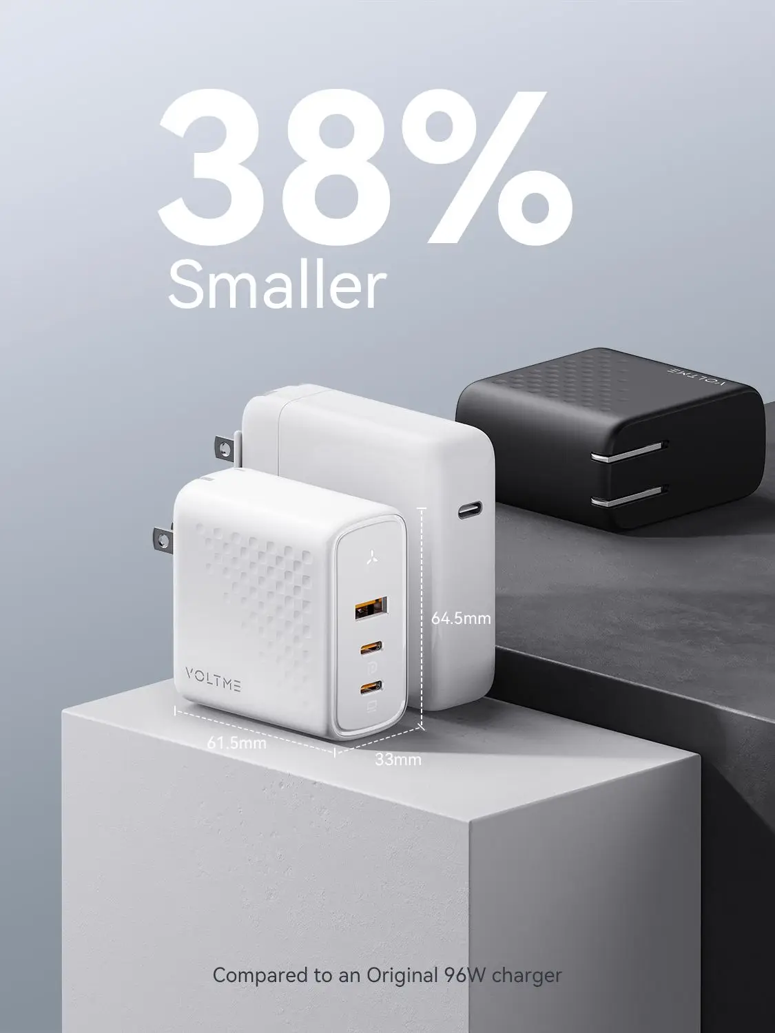 Power Charger VOLTME USB Charger 100W GaN Charger for Macbook tablet Fast Charging for iPhone Xiaomi USB Type C PD Charge iPhone 15 14 13