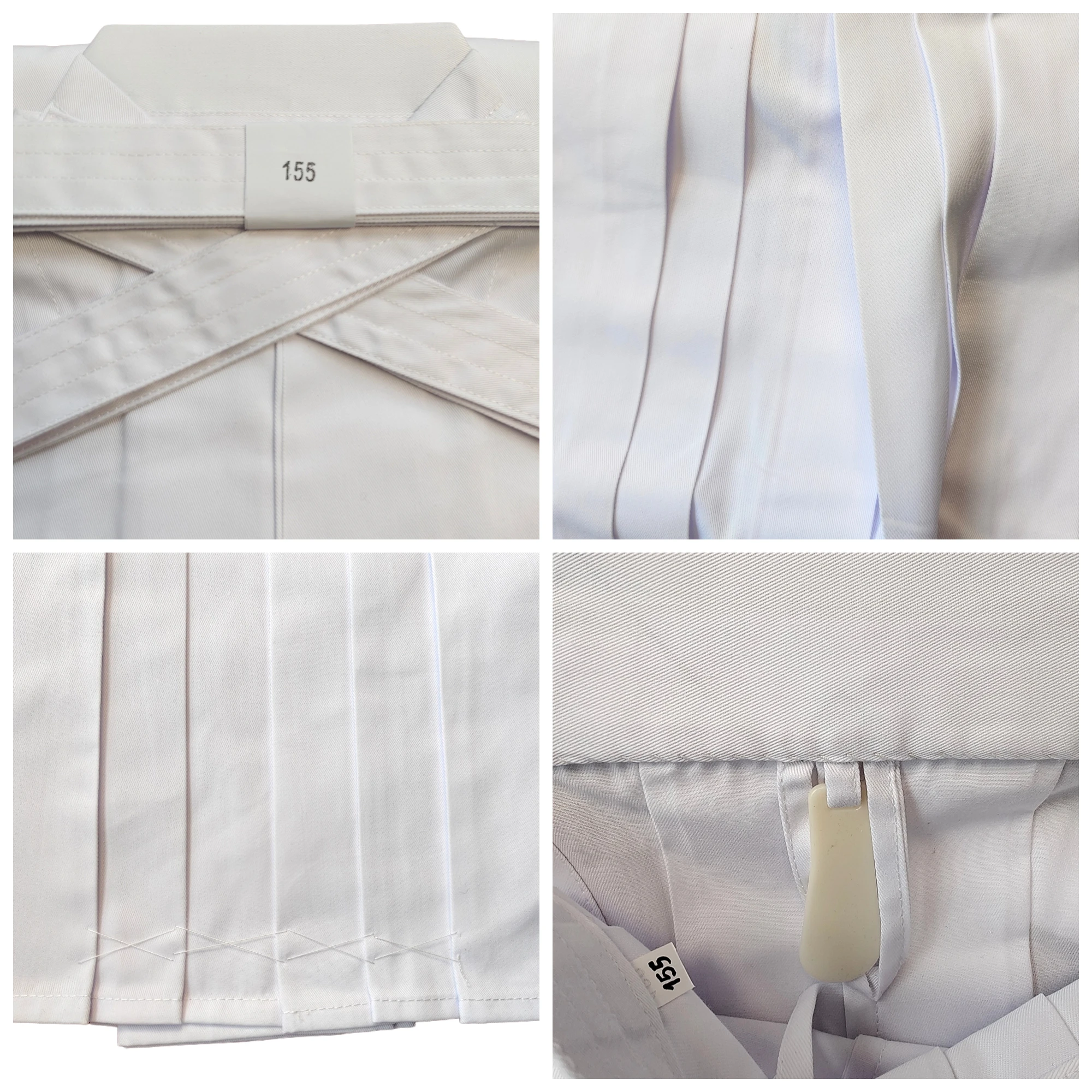 Japanese Kendo Uniform Hakama for Aikido Hapkido Iaido Martial Arts Kendogi Samurai 75% Polyester 25% Cotton Kendo Gi