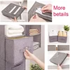 1/3/4/5Layer Storage and hanging bag, multifunctional clothing organizing bag, washable fabric, cotton and linen drawer 5
