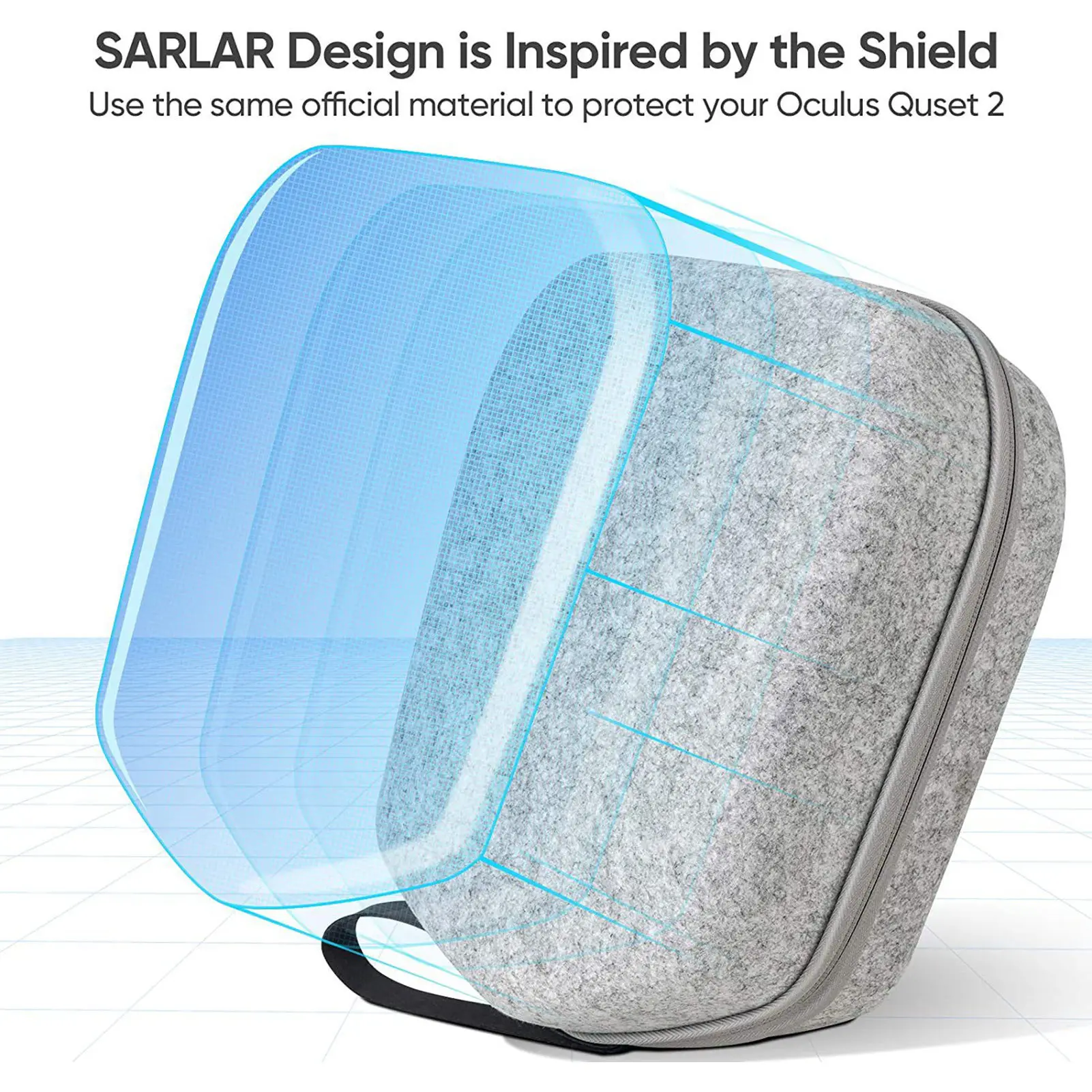 

Carrying Case | Hard Storage Case For OculusQuest 2 | Large Space Storage Bag For OculusQuest 2, Sui