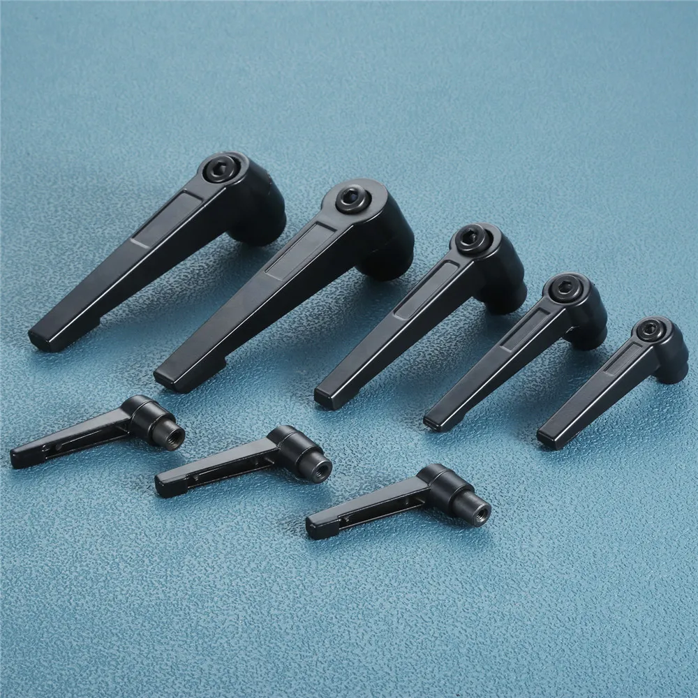 Maniglia Regolabile Con Leva Bloccaggio M10 - Dado In Lega Alluminio Per Macchine Utensili