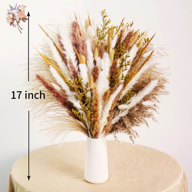 Natural Dried Pampas Grass Decor Bouquet Wedding Flowers