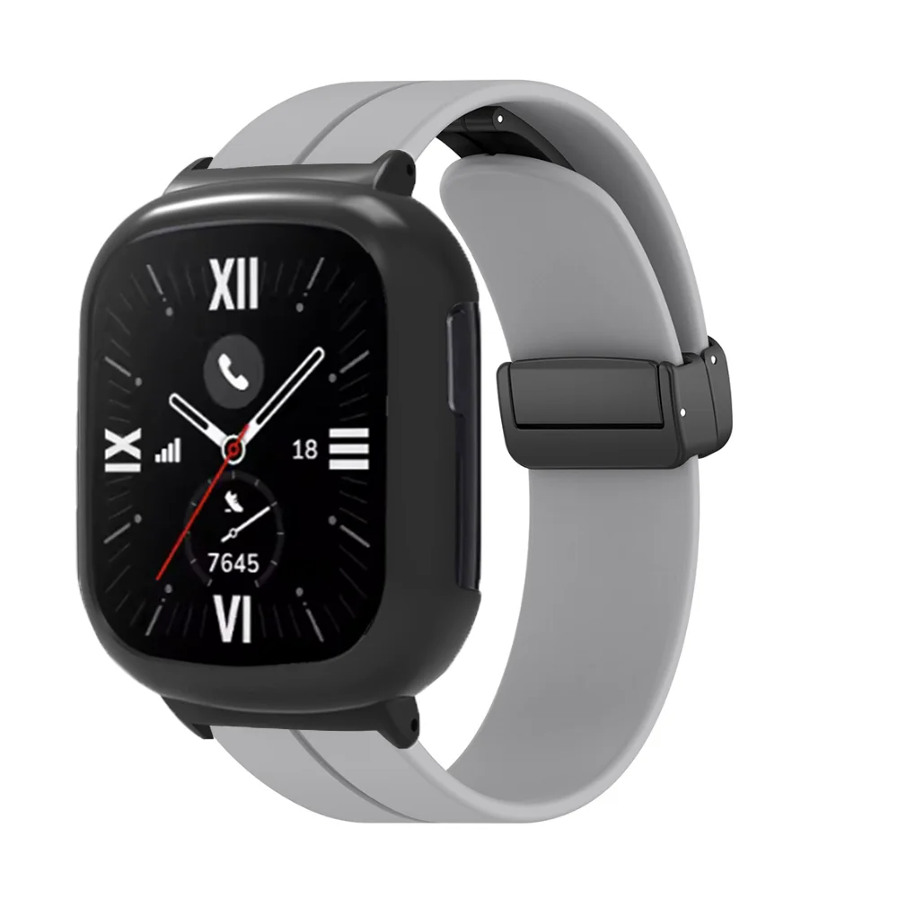 Magnetic Silicone Wristband with Case - Premium Replacement Strap