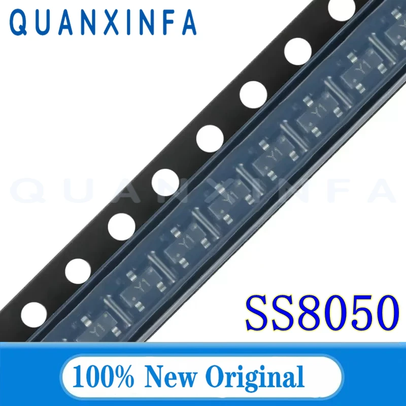 BJT Transistor 50-100PCS S8050 S8550 SS8050 SS8550 TL431 SOT23 Y1 J3Y 2TY Y2 SMD NPN/PNP transistors