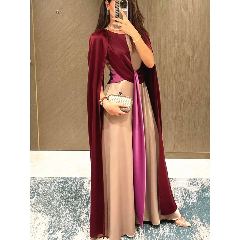 فستان انيق بلونين