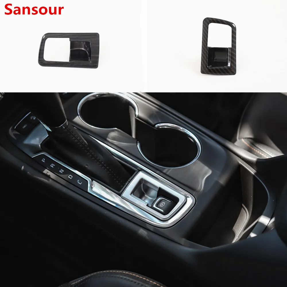 

Sansour Автомобильная наклейка для Chevrolet Equinox 2017 2018, электронная крышка ручного тормоза, наклейка на раму, декоративные аксессуары для отделки
