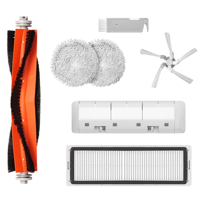 

7Pcs Replacement Parts Kit For Xiaomi Dreame W10 Robot Self-Cleaning Robot Vacuum Hepa Filter Mop Cloth Main Brush Cover