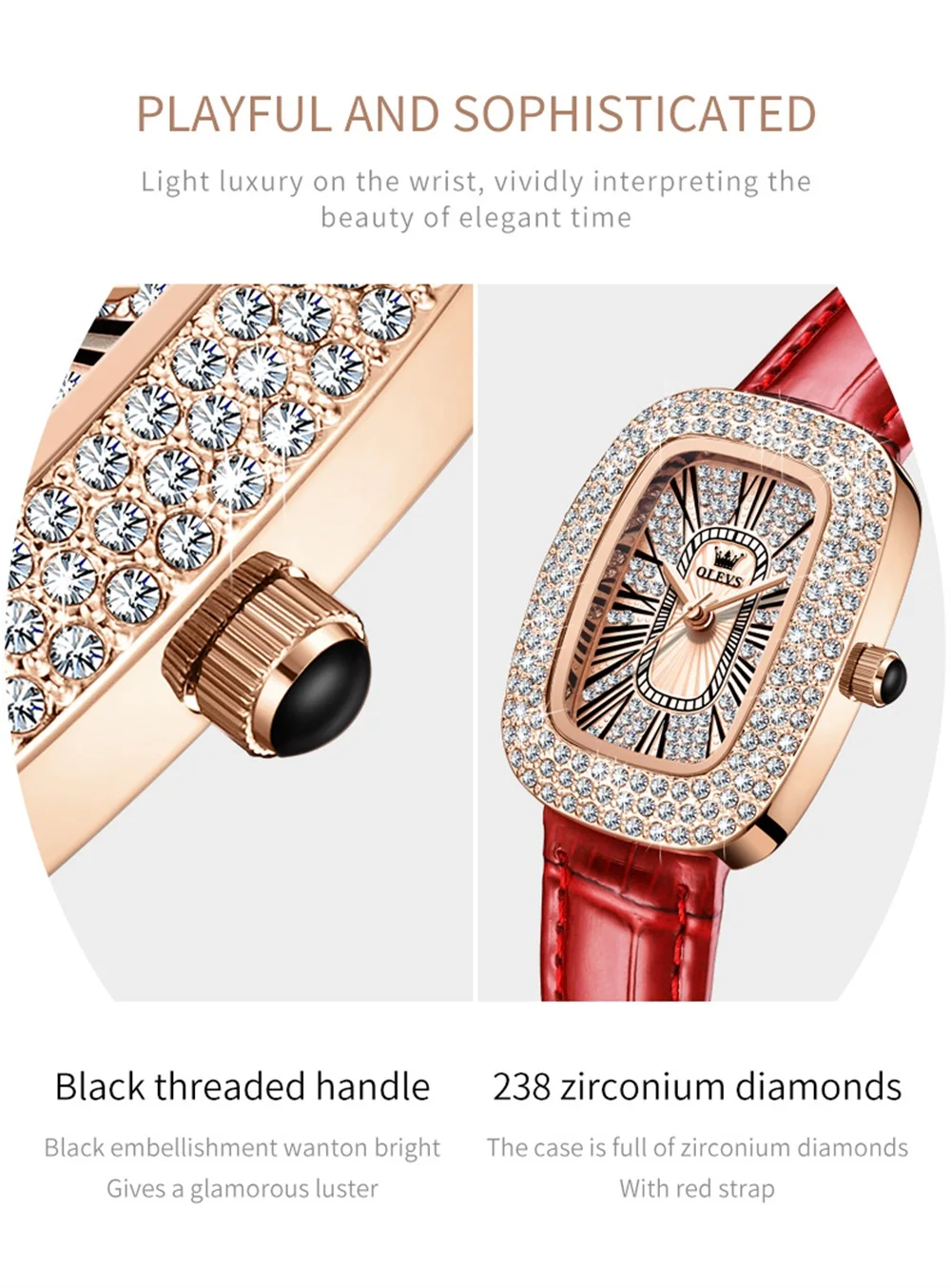 OLEVS 9940 Luxury Women Watch description image 4