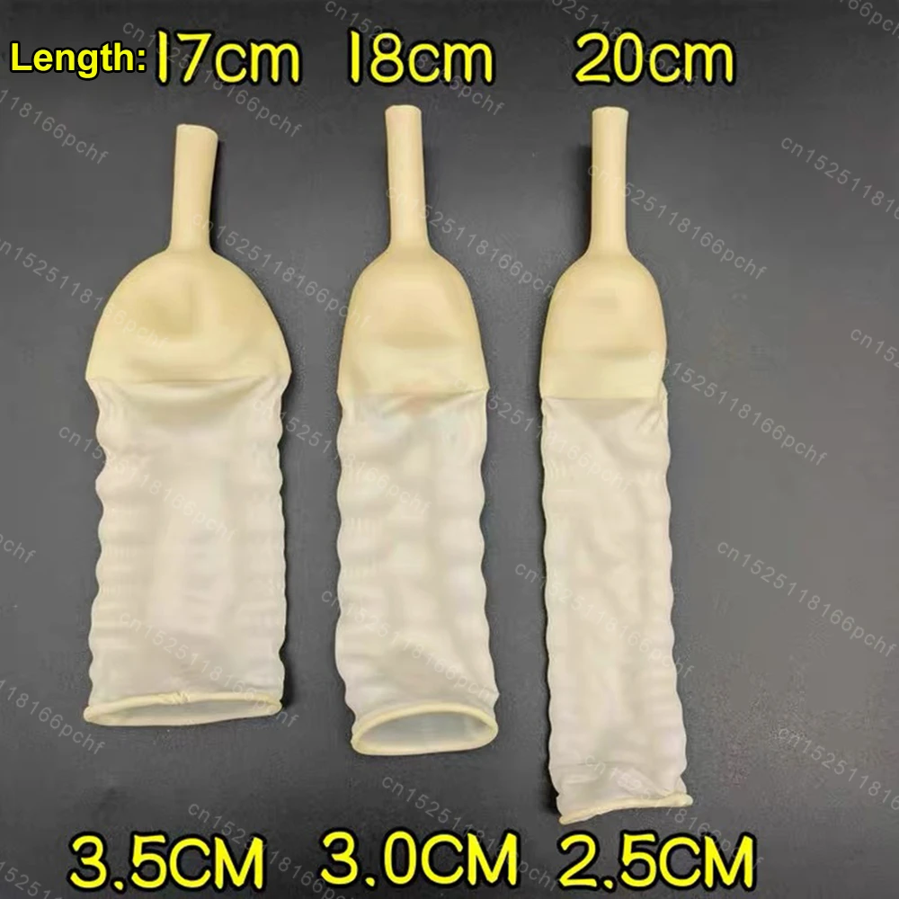 Disposable Male External Catheter Balloon Sterilized Latex Urine Collector Bag Sleeve Urinary Incontinence Care 25mm/30mm/35mm