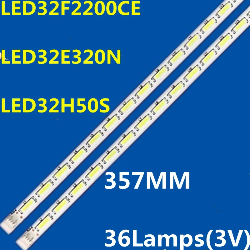 Bande de rétroéclairage LED, LED32F2200C 35016708 LED32E320N LED32E230NE LED32IS95N LED32IS97N LED32HS11 LED32H50S, 2 pièces