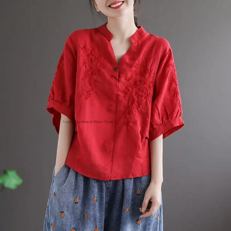 Рисунок 5 - Новая Элегантная женская блузка в китайском стиле