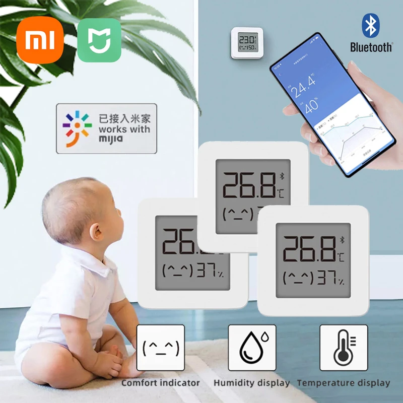 XIAOMI Bluetooth Thermometer Wireless Smart Home Electric Digital