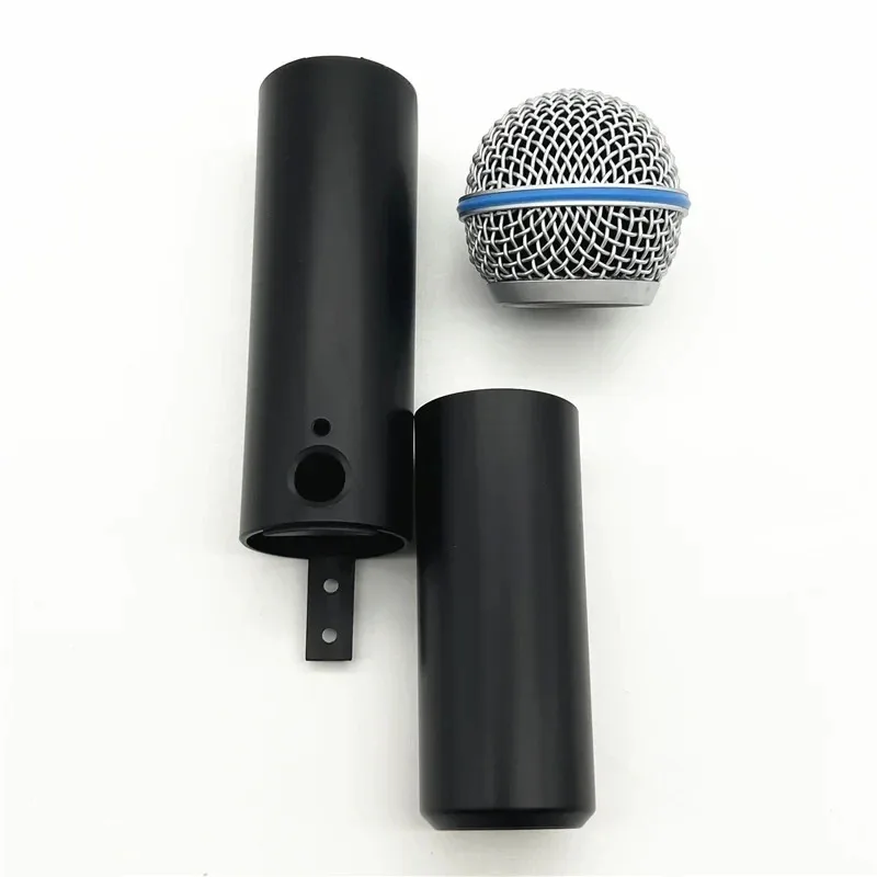 ZJ- Shure BLX2 무선 핸드헬드 마이크용 하우징 키트 - BETA58A SM58 PG58 마이크 본체/테일 배럴/하단 캡에 적합
