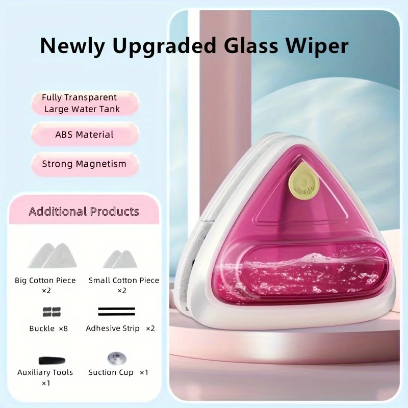 UNTIOR Double Sided Magnetic Window Cleaner Glasses Household Cleaning Windows Cleaning Tools Scraper for Glass Magnet Brush