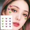 Red Heart Face Jewelry Temporary Tattoos Eye Forehead Diamonds Jewels Makeup Sticker Sparkle Water Drop Gems Nail Art Festival 6