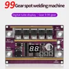 99 Gears Power Spots Welding Machine Control Board Adjustable Mini Welding Cylindrical Lithium Battery 0.1-0.3mm Nickel Sheet 2