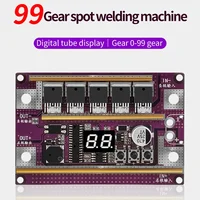 99 Gears Power Spots Welding Machine Control Board Adjustable Mini Welding Cylindrical Lithium Battery 0.1-0.3mm Nickel Sheet 2