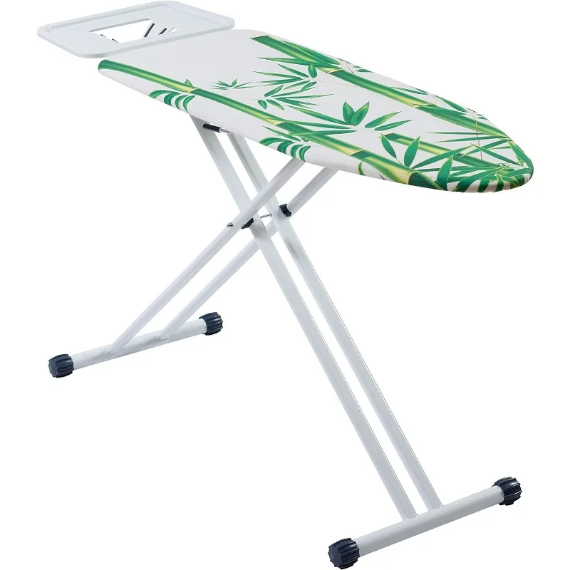 

Ironing Board, Solid Steam Iron Rest, Adjustable Height + Extra Cover