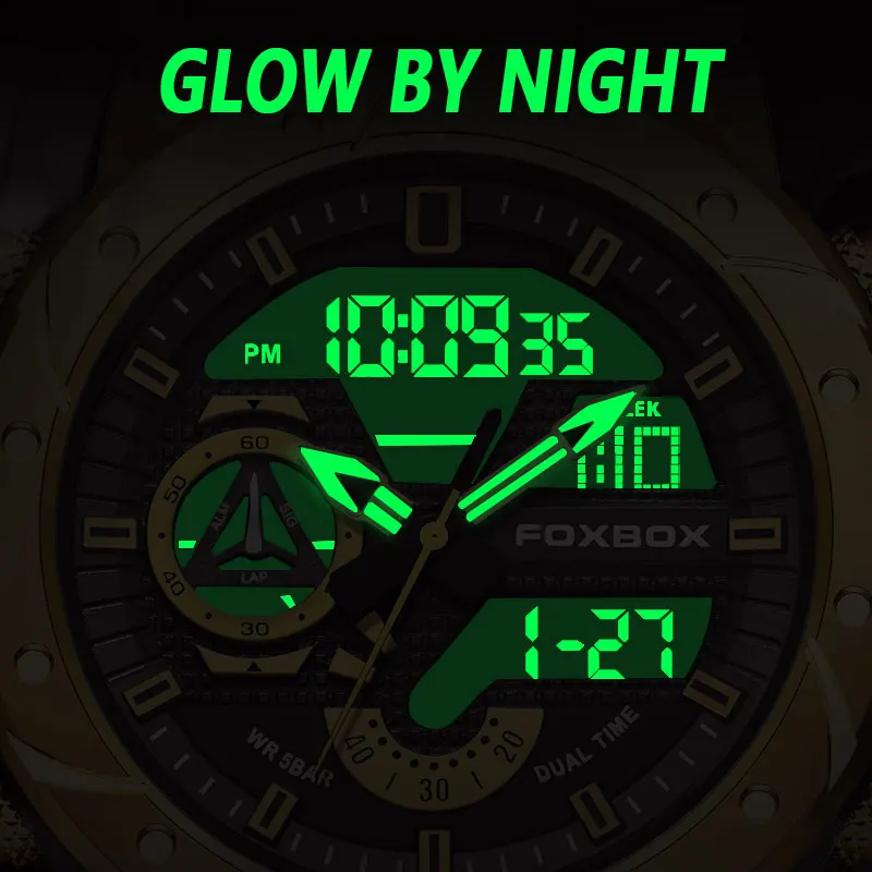 LIGE Top Brand Men Digital Watch Military Watches Fashion Sports Waterproof Dual Display Quartz Wristwatches Relogio Masculino 4