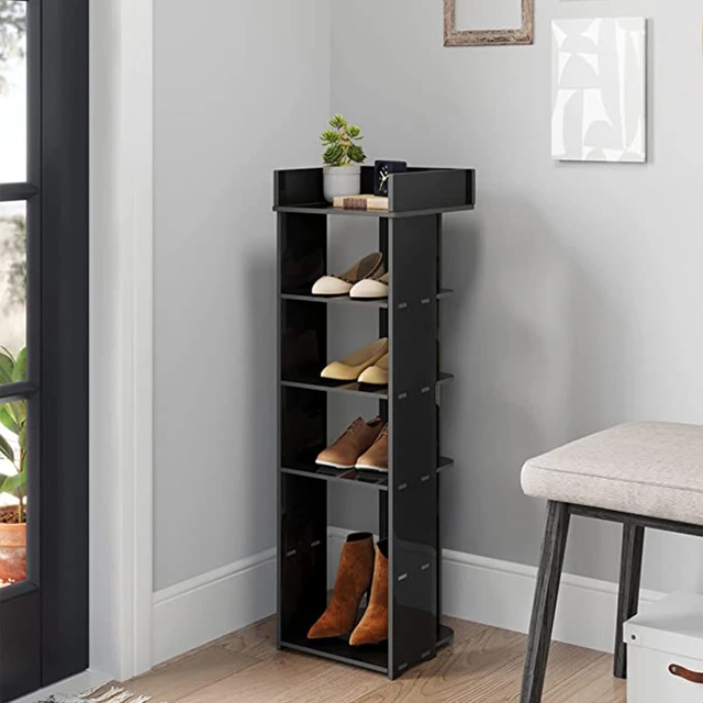 Wood Shoe Rack for Entryway, 3-Tier Shoe Rack Bench for Front Indoor  Entrance, Shoe Storage Organizer, Cushion Seat Shoe Cabinet - AliExpress