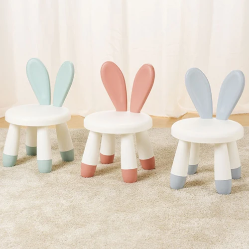 

2022 Rainbow Living Room Furniture Small Bench Non-slip Foot Stools