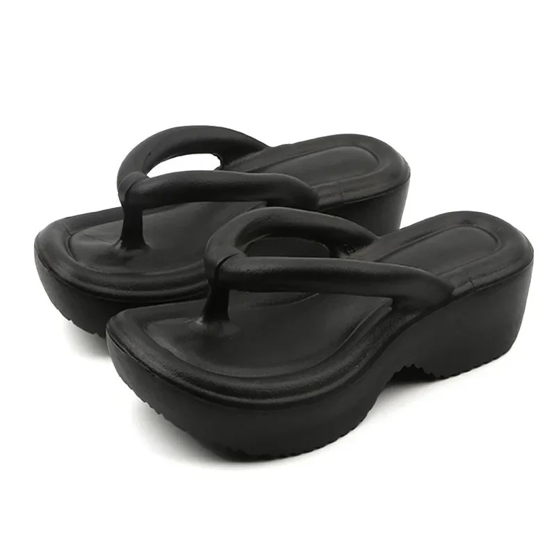 New 2024 Casual Shoes Women Sandals Sandalias Mujer Summer Style Fashion Rivet Flip Flops Top Quality Flats Solid #24031101