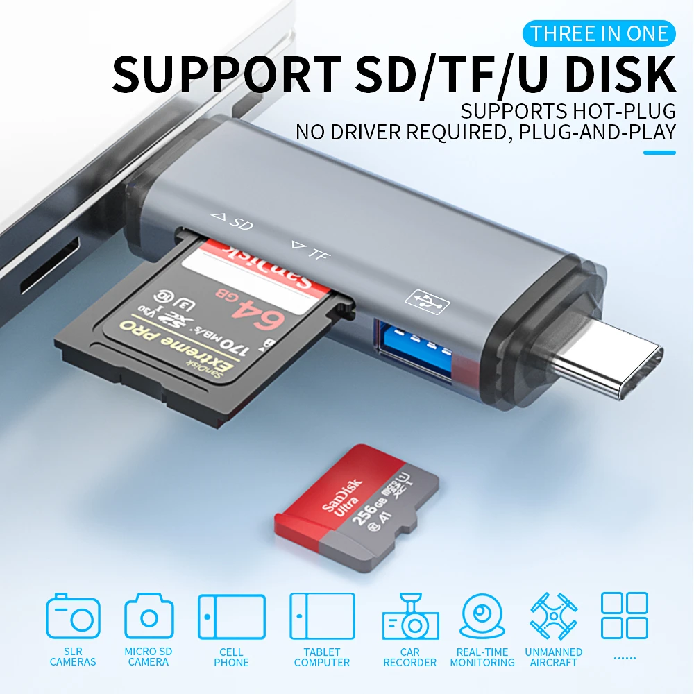 Memory Card Reader Otg Phone Sd Card Android Phone Memory Card