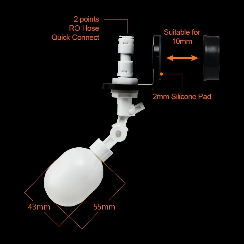 Aquarium Magnetic Float Valve Water Purifier Automatic Water Level Bucket Plastic Switch Fresh Sea Fish Tank Refill aquarium accessories aquarium water replenishing tool