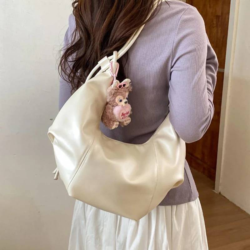 Dumpling-Form Tasche Modische Trendige Damen Casual Schultertasche Unterarm-Tasche mit Großer Kapazität Tote-Handtasche für Täglichen Arbeitsweg und Shopping – Detail 8