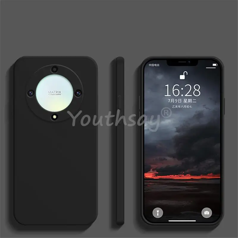 Premium Silicone Liquid TPU Protector Case for Honor – Enhanced Protection and Style