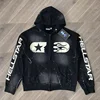 Hellstar Studios Zip Up Cotton hoodie with zipper wash 3