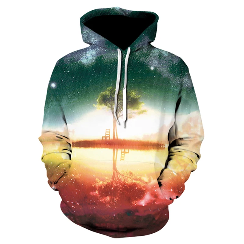 Natural Scenery Fashion Style 3D Printed Hoodies Unisex Pullovers Hoodie Casual Sweatshirts Street Top Tracksuit