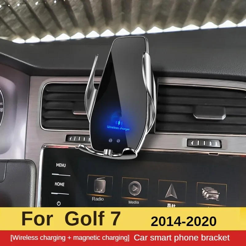 

2014-2020 For Volkswagen VW Golf 7/7.5 Mobile Phone Holder Wireless Charger Car Mount Navigation Bracket GPS Support 360