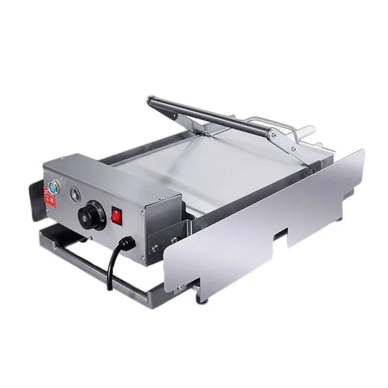 Commercial Double Hamburger Machine Heated Bread Non-stick Hamburger Baking Machine Pancake FY-212
