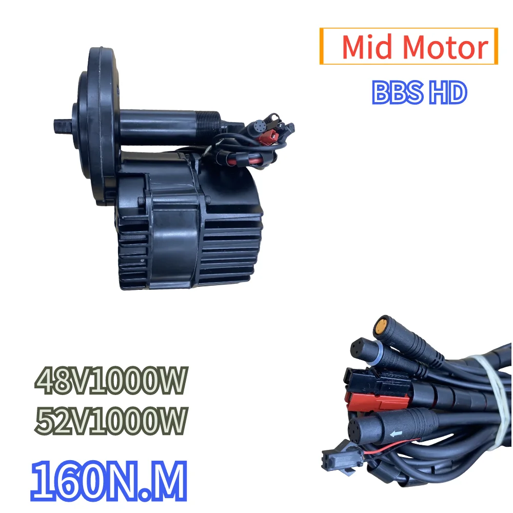 Ebike Motor Kit Bafang-Modified Electric Bike Motor Bafang MID Motor BBSHD G320 48V 1000W 52V High Power 160N.M